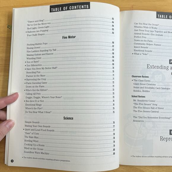 Scholastic Preschool Curriculum 5 Senses Hearing by Pamela Haussner Harvey 1999 - Picture 9 of 15